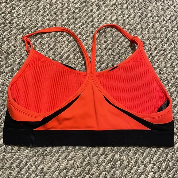 Nike orange mesh sports bra - Picture 2 of 3